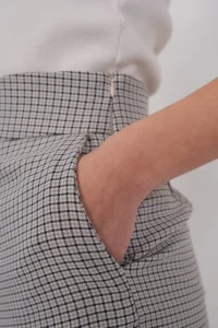 Trend Alaçatı Stili Women Stone Plaid Patterned Shorts ALC-X14926 - Image 5