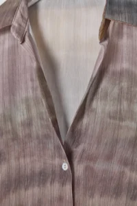 TRENDYOLMİLLA Multicolored Color Transitional Siphon Material Regula Normal Pattern Weaving Shirt - Image 7
