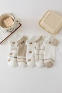 BGK 5’Li Rahat Women Slippers Socks