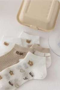 BGK 5’Li Rahat Women Slippers Socks - Image 3