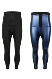 MİSTİRİK Sauna Leggings Model Adjustable Hook Fastener Slimming Thermal Leggings - Image 4