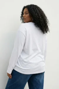 Trendyol Curve Black-White 2 Sets Package 100% single jersey Oversized/Wide Cut Knitting T-Shirt - Image 5