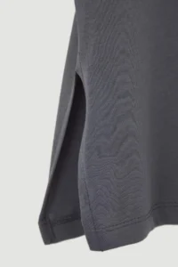Trendyol Curve Anthracite Crew Neck 100% Cotton Knitting T-Shirt - Image 9