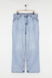 Trendyol Curve Mavi High Waist Wide Leg plus size jeans - Image 5