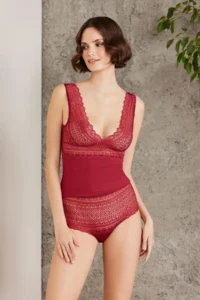 Pierre Cardin Penye Tank Top Panties Women Underwear Set - 335
