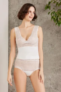 Pierre Cardin Penye Tank Top Panties Women Underwear Set - 335 - Image 2