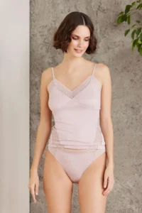 Pierre Cardin Penye Tank Top Panties Women Underwear Set - 379