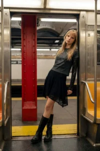 DeFacto A Cut Lace Mini Skirt - Image 2