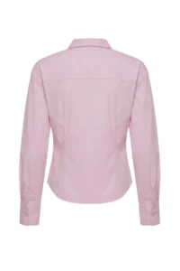 TRENDYOLMİLLA TRENDYOLMiLLA Wardrobe Essentials – Pink Pocket Detail Fitted Weaving Shirt | - Image 6