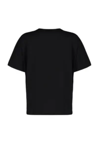 Trendyol Curve Black Wide Pattern Printed Crew Neck 100% Cotton Knitting T-Shirt - Image 8