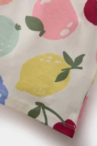 DeFacto Baby Girl Patterned Short Sleeve 2-Piece Summer Dress C0071a525sm - Image 3