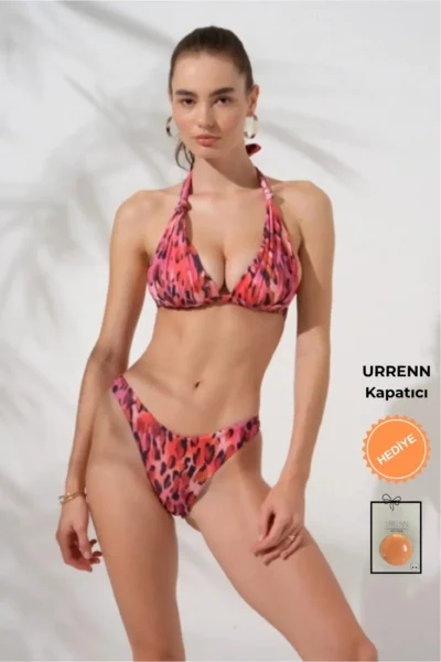 Pierre Cardin Halter Neck Gatherer Without Padding | URRENN Concealer Gift | New Creation 25' Bikini Set