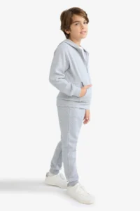 DeFacto Thick Elastic Waist Sweatpants Boy - Image 3