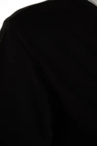 Trendyol Curve Black V-neck Basic 100% Cotton Knitting T-Shirt - Image 7