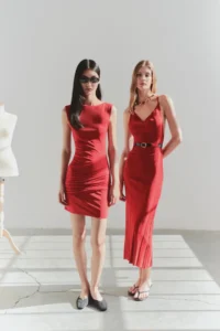 TRENDYOLMİLLA Rejection Maxi Low-cut back Belt Detailed Dress - Image 2