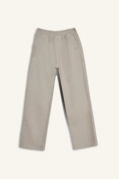 DeFacto Elastic Waist Gabardine Trousers Boy