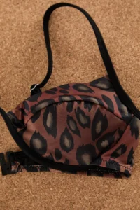 TRENDYOLMİLLA Leopard Patterned V Telli balconette Covered brazilian Regular Waist Bikini Set - Image 7