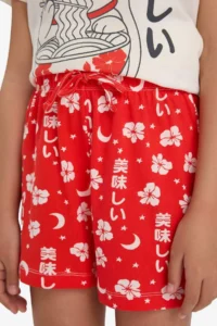 DeFacto 100% Cotton Anime Printed Pajama Set Girls - Image 5