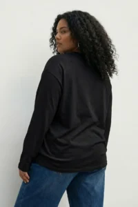 Trendyol Curve Black-White 2 Sets Package 100% single jersey Oversized/Wide Cut Knitting T-Shirt - Image 4