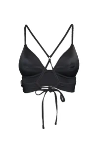 TRENDYOLMİLLA Black textured Triangle Push Up Bikini Top - Image 9