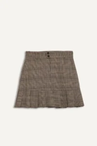 DeFacto Pilise Checkered Normal Waist Mini Skirt - Image 2