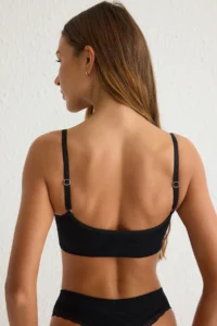 TRENDYOLMİLLA Black-White 2 Sets seamless Lace Detailed Wireless Sleeveless bralette Bra - Image 3