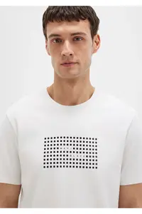 Mavi Black Printed Ecru T-Shirt Regular Fit / Normal Cut 0612866-70057 - Image 6