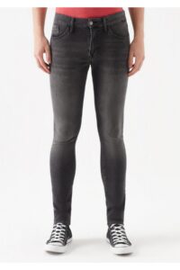 Mavi Erkek Leo 90 s Gri Vintage Jean Pantolon - Image 3