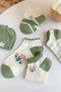 BGK 5-Piece Floral pattern Women Slippers - Image 2