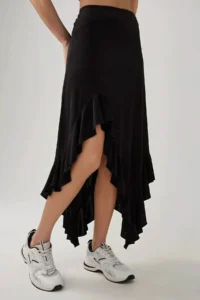 Hiccup Drapeli Asymmetric Maxi Skirt
