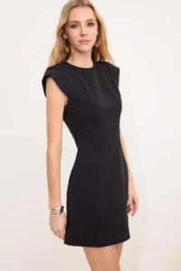 TRENDYOLMiLLA Black A Cut Short / Mini Weaving Dress - Image 2