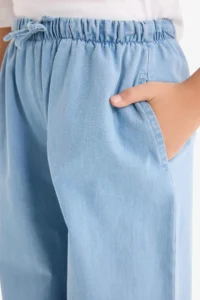 DeFacto Wide Leg Wide Leg Jean Trousers Girl - Image 5