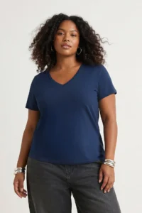 Trendyol Curve Multicolored 2 Sets Paket Basic Knitting Plus Size T-Shirt - Image 5