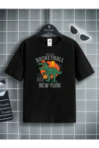 twins tailors Game Console Printed 3-Pack Unisex Orange-Black-Sax Blue Children's T-Shirt - Image 3