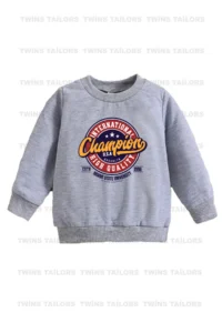 twins tailors Game And Scooter Printed 3 Pack Unisex Grey-Navy Blue-Black Kids Sweatshirts - Image 6
