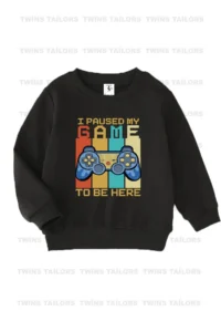 twins tailors Game Console And Sandiego Printed 3-Pack Unisex Black-Grey-Navy Blue Children's Sweatshirt - Image 2