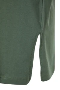 Trendyol Curve Dark MINT relaxed Crew Neck slit 100% Cotton Knitting T-Shirt - Image 7
