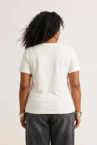 Trendyol Curve Multicolored 2 Sets Paket Basic Knitting Plus Size T-Shirt - Image 4