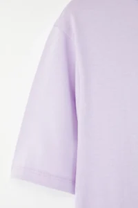 Trendyol Curve Lilac Cocktail Printed Fit Plus Size T-Shirt - Image 7