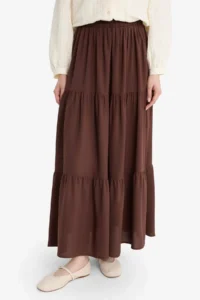 DeFacto A Cut Viscose Maxi Skirt - Image 4