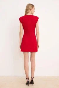 TRENDYOLMİLLA Rejection A Cut Short / Mini Weaving Dress - Image 4