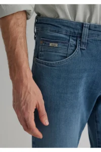 Mavi Jake Premium Blue Misty Indigo Blue Jeans Trousers - Image 7