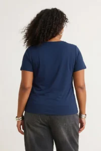 Trendyol Curve Multicolored 2 Sets Paket Basic Knitting Plus Size T-Shirt - Image 7