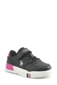 U.S. Polo Assn. Uttes Jr 5Pr Black Girls' Sneaker - Image 2
