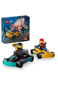 LEGO ® City Go-Karts and Race Drivers 60400 - Creative Toy Building Set for Kids 5+ (99P)