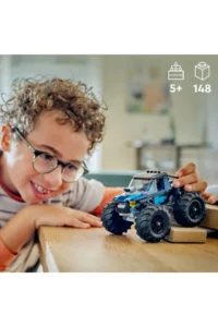 LEGO ® City Blue Monster Truck 60402 - Creative Toy Building Set for Kids 5+ (148P) - Image 5