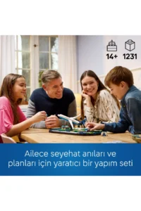 LEGO ® Family Travel Memories 41838 - Creative Toy Building Set for Kids 14+ (1231 Pieces) - Image 5