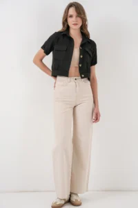 Bigdart 0663 Crop Jacket - Black - Image 2
