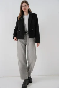 Bigdart Women Bowl Jacket 0725 - Black - Image 2