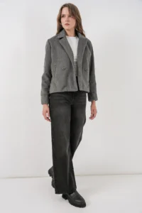 Bigdart Women Bowl Jacket 0725 - Gray - Image 2